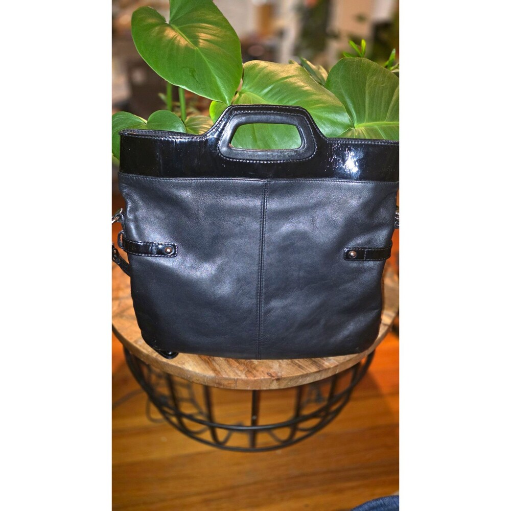COACH VINTAGE Bonnie Leather Foldover Convertible Tote/Shoulder Bag